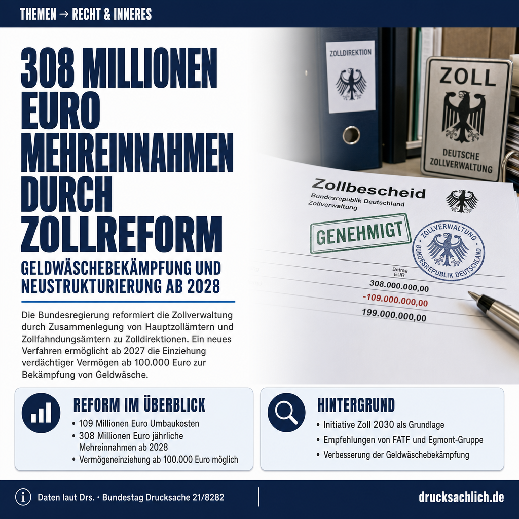 Zollreform 2027: Geldwäschebekämpfung und neue Struktur