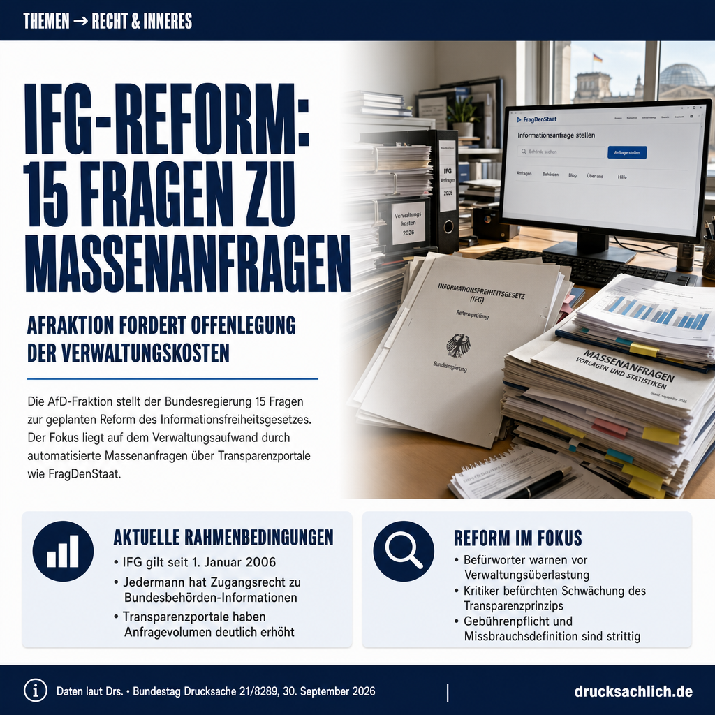 IFG-Reform: Massenanfragen und Verwaltungsbelastung im Fokus