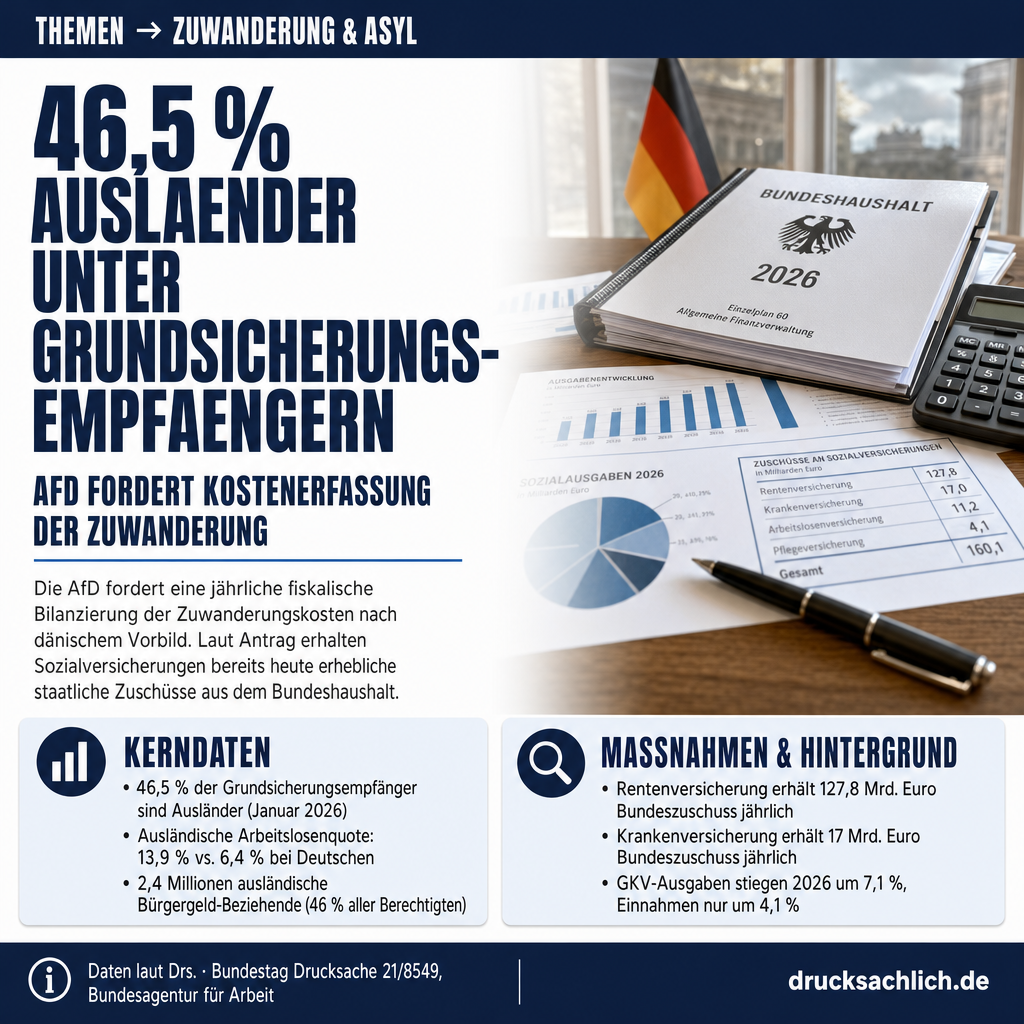Migrationsbilanz: AfD fordert Kostenerfassung der Zuwanderung