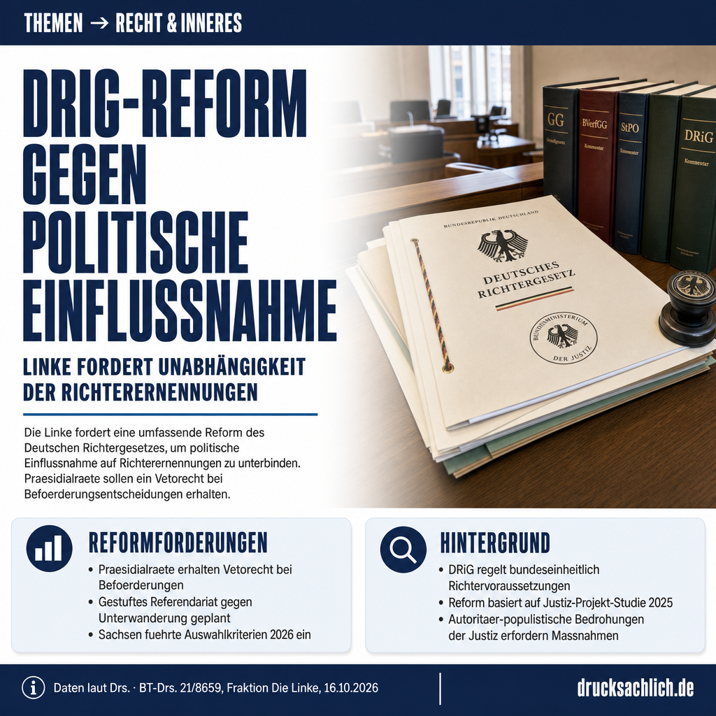 Deutsches Richtergesetz: Reform für unabhängige Justiz